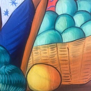 Haitian oil on canvas…signed